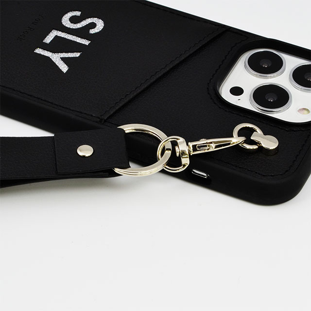【iPhone13 mini ケース】SLY Die cutting_Case face (black)goods_nameサブ画像