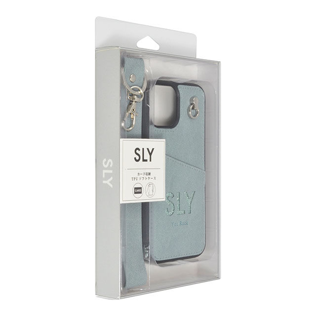 【iPhone13 mini ケース】SLY Die cutting_Case face (blue)サブ画像