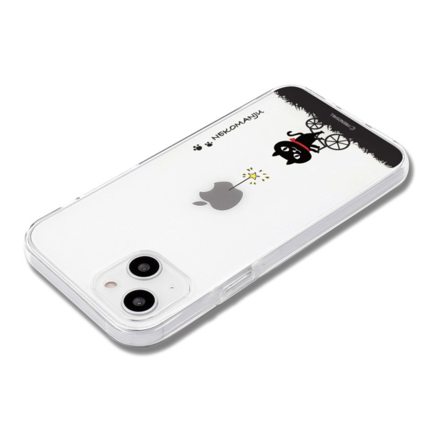 【iPhone13 ケース】ネコマンジュウクリアケース (サイクリング)goods_nameサブ画像