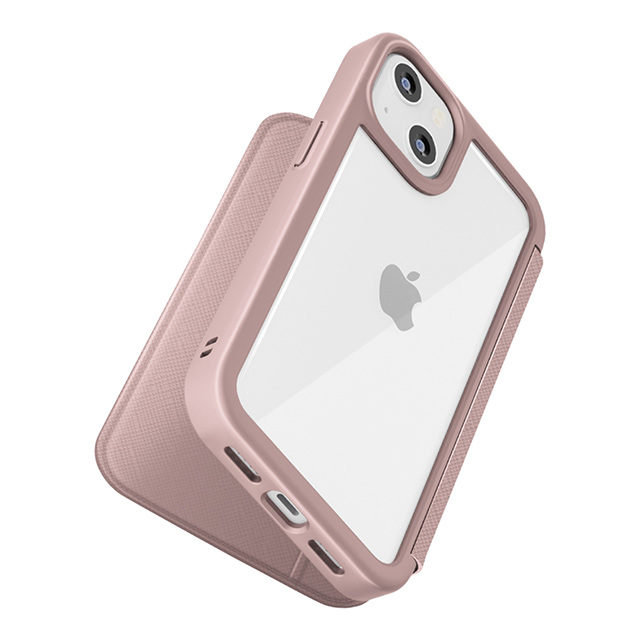 【iPhone13 ケース】ガラスフリップケース (ピンク)サブ画像