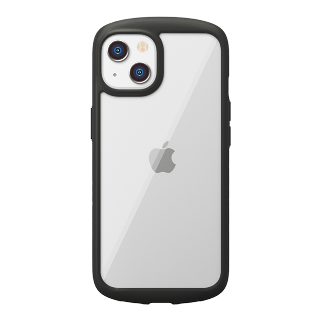 【iPhone13 mini ケース】ガラスタフケース ラウンドタイプ (ブラック)サブ画像