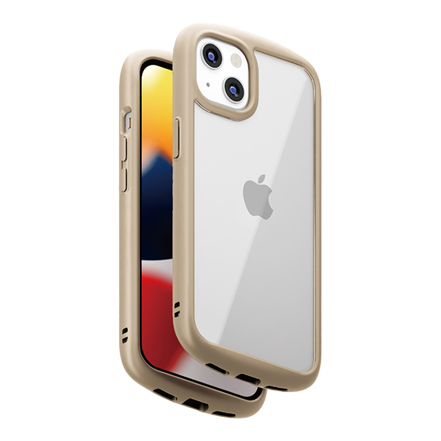 【iPhone13 ケース】ガラスタフケース ラウンドタイプ (ベージュ)goods_nameサブ画像