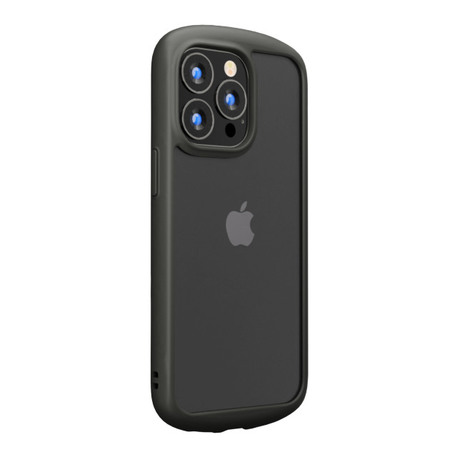 【iPhone13 Pro ケース】ガラスタフケース ラウンドタイプ (ブラック)サブ画像