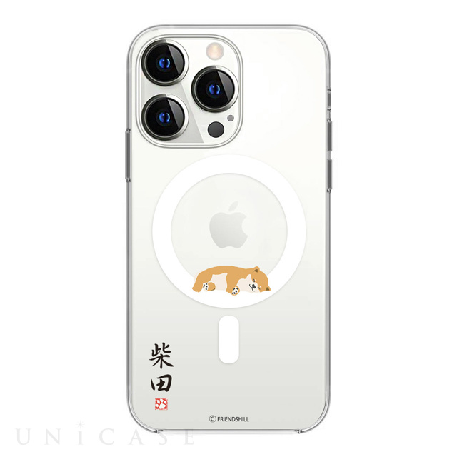 【iPhone13 Pro ケース】Magsafe対応ケース しばたさん (昼寝)