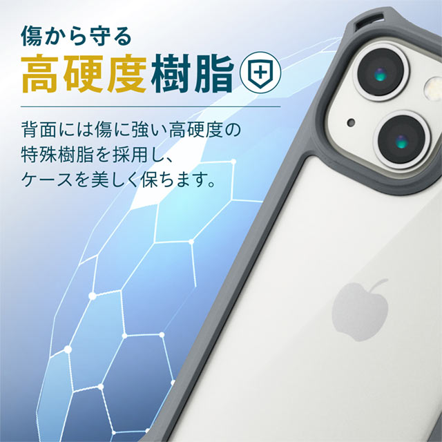 【iPhone13 mini ケース】ハイブリッドケース/ZEROSHOCK/フレームカラー  (グレー)goods_nameサブ画像