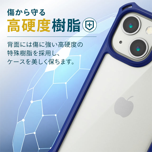 【iPhone13 mini ケース】ハイブリッドケース/ZEROSHOCK/フレームカラー  (ネイビー)goods_nameサブ画像