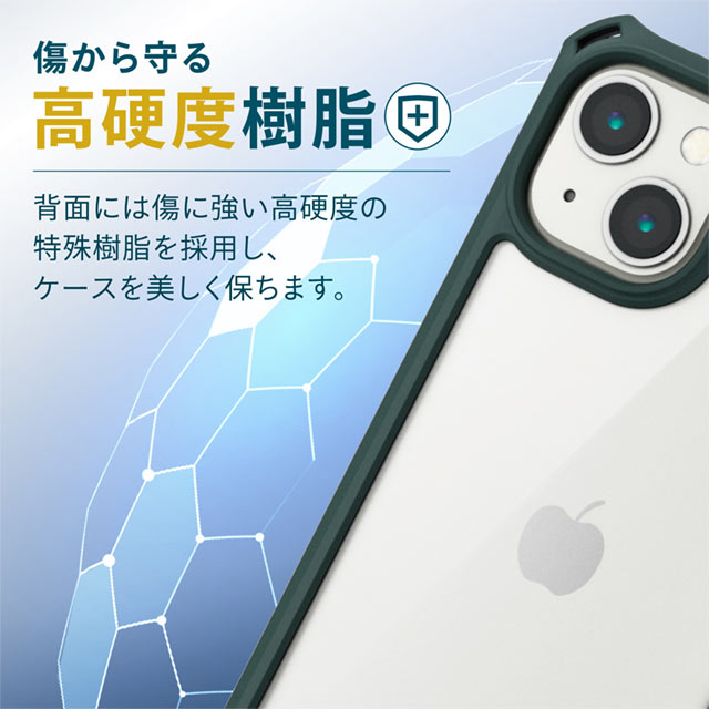 【iPhone13 ケース】ハイブリッドケース/ZEROSHOCK/フレームカラー (カーキ)goods_nameサブ画像