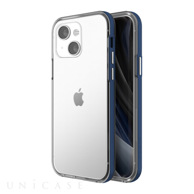 【iPhone13 ケース】INO ACHROME SHIELD CASE (Iron Blue)