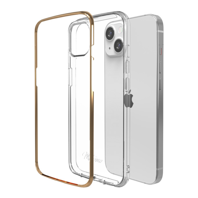 【iPhone13 ケース】INO LINE INFINITY CLEAR CASE (Chrome Gold)サブ画像