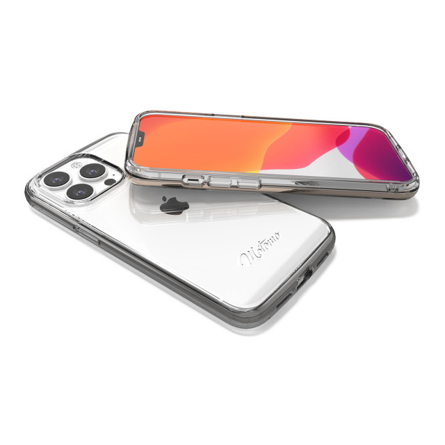 【iPhone13 Pro ケース】INO LINE INFINITY CLEAR CASE (Chrome　Silver)サブ画像