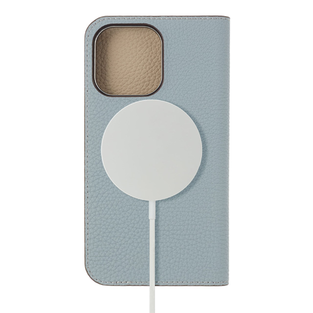 【iPhone13 mini ケース】Folio Case 2-Tone (Light Blue/Light Gray)サブ画像