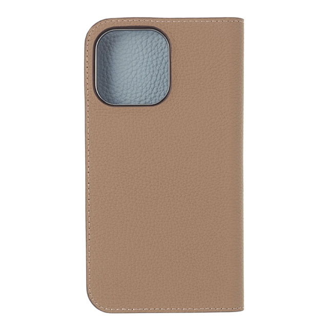 【iPhone13 mini ケース】Folio Case 2-Tone (Taupe/Light Blue)サブ画像