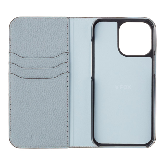 【iPhone13 mini ケース】Folio Case 2-Tone (Taupe/Light Blue)goods_nameサブ画像