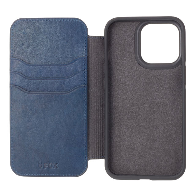 【iPhone13 Pro ケース】Folio Case Aging Leather (Navy)goods_nameサブ画像