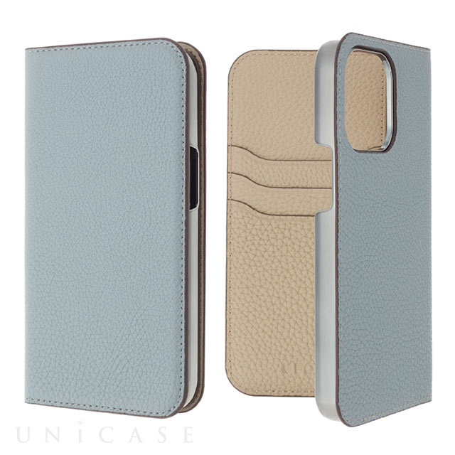 【iPhone13 Pro Max ケース】Folio Case 2-Tone (Light Blue/Light Gray)