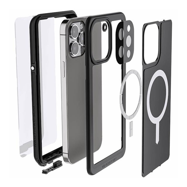 【iPhone13 Pro ケース】ノーティカルスリム  (ブラック)サブ画像