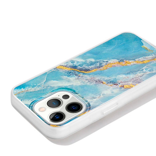 【iPhone13 Pro ケース】Ice Blue Marble Magsafe Compatiblegoods_nameサブ画像