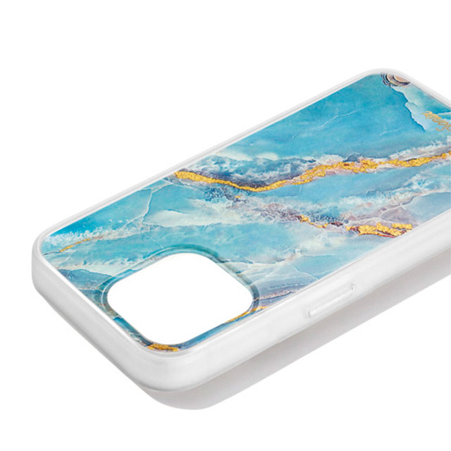 【iPhone13 Pro Max ケース】Ice Blue Marble Antimicrobial Caseサブ画像