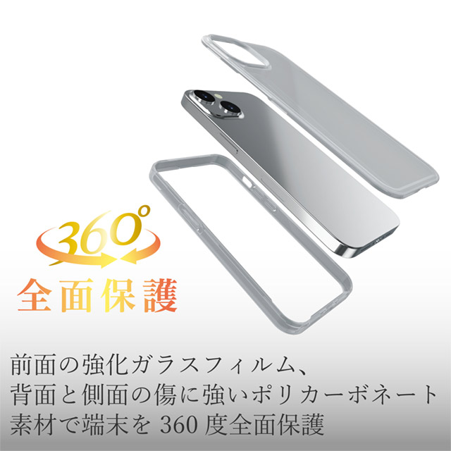 【iPhone13 ケース】ハードケース 360度保護 (マットクリア)goods_nameサブ画像