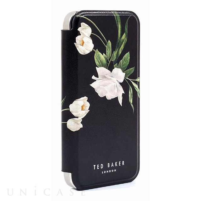 iPhone13 Pro Max ケース】Folio Case (Elderflower Black Silver) TED