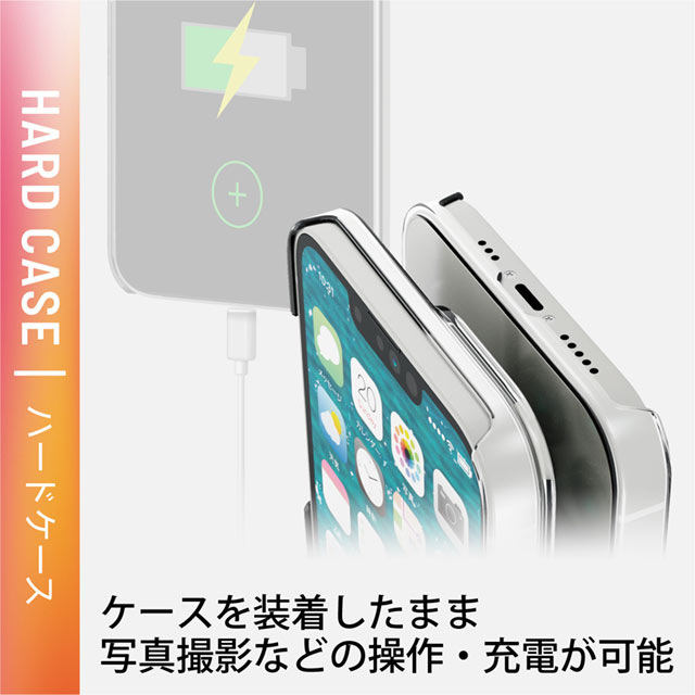 【iPhone13 Pro ケース】ハードケース/リング付き (ブラック)サブ画像
