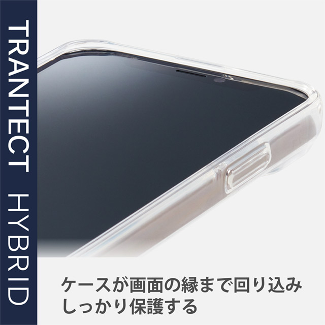 【iPhone13 mini ケース】ハイブリッドケース/Appleテクスチャ (ペンギン)サブ画像