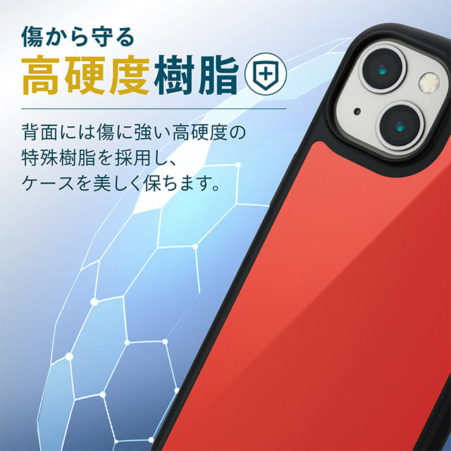 【iPhone13 ケース】ハイブリッドケース/TOUGH SLIM LITE (レッド)サブ画像