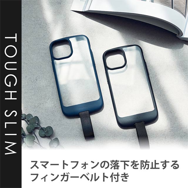 【iPhone13 mini ケース】ハイブリッドケース/TOUGH SLIM LITE/フィンガーベルト付き (ネイビー)goods_nameサブ画像