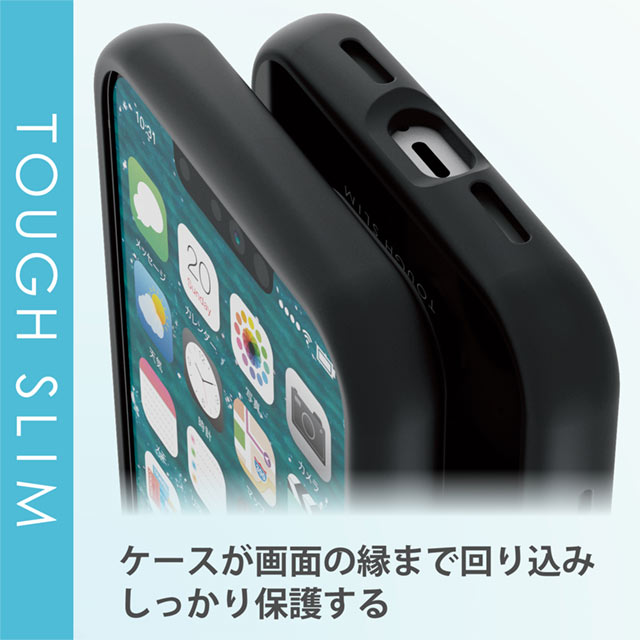 【iPhone13 mini ケース】ハイブリッドケース/TOUGH SLIM LITE/MAGKEEP (ブラック)goods_nameサブ画像