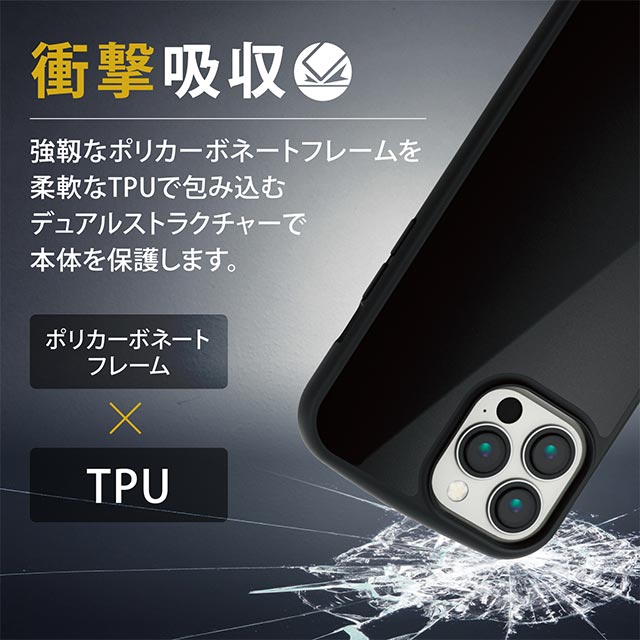 【iPhone13 Pro Max ケース】ハイブリッドケース/TOUGH SLIM LITE/MAGKEEP (ブラック)goods_nameサブ画像