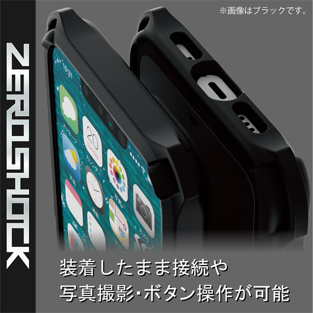 【iPhone13 mini ケース】ハイブリッドケース/ZEROSHOCK/MAGKEEP (レッド)サブ画像