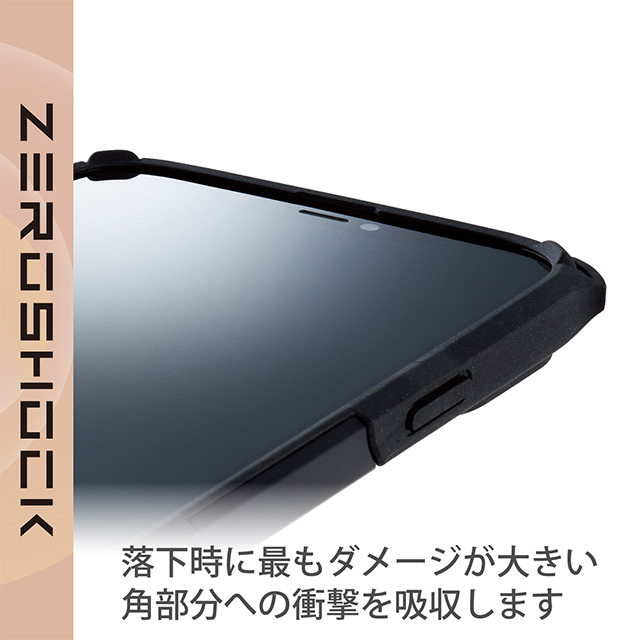 【iPhone13 Pro Max ケース】ハイブリッドケース/ZEROSHOCK/MAGKEEP (ブラック)goods_nameサブ画像