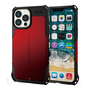 【iPhone13 Pro Max ケース】ハイブリッドケース/ZEROSHOCK/MAGKEEP (レッド)