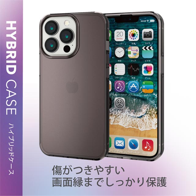 【iPhone13 Pro ケース】ハイブリッドケース/シリコン (ブラック)goods_nameサブ画像