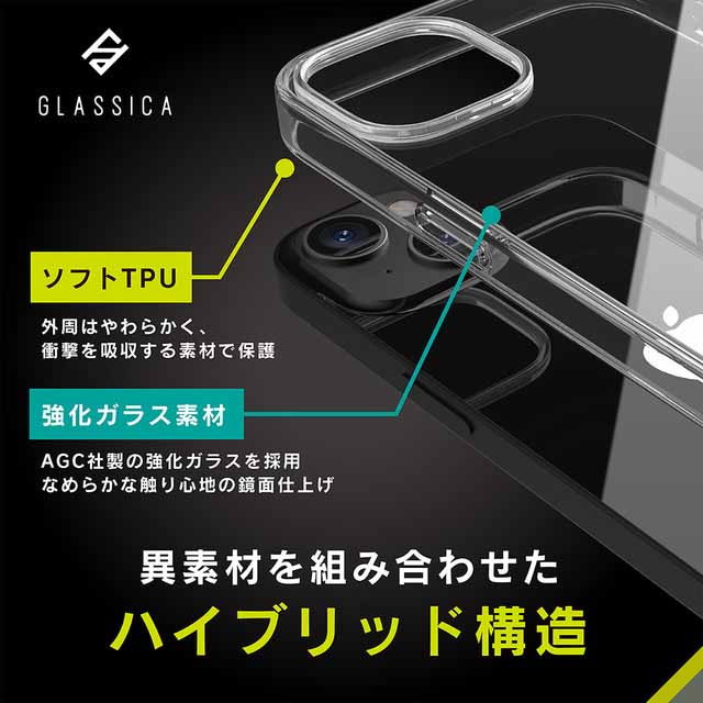 【iPhone13 mini ケース】[GLASSICA] 背面ガラスケース (クリア)サブ画像