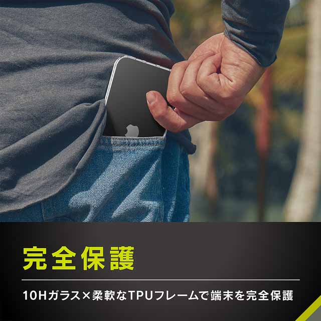 【iPhone13 mini ケース】[GLASSICA] 背面ガラスケース (クリア)サブ画像