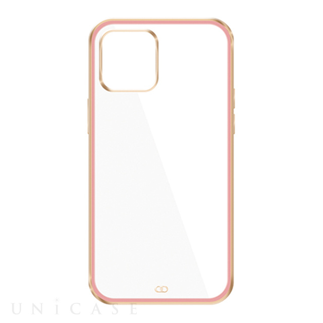 【iPhone13 mini ケース】LUXURY CLEAR CASE (Pink Gold)