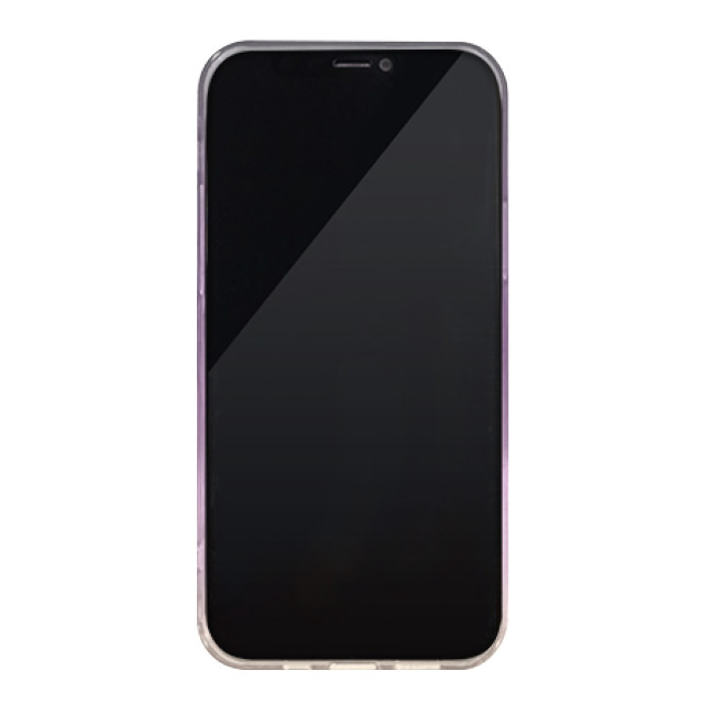 【iPhone13 ケース】HYBRID GLASS CLEAR CASE (pastel pink-gray)サブ画像