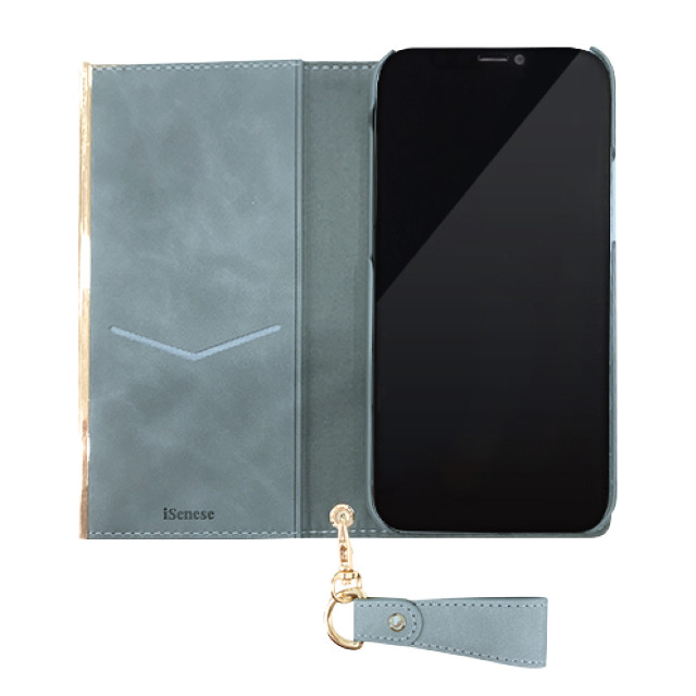 【iPhone13 Pro ケース】DIARY LEATHER CASE (Pearl Blue)サブ画像