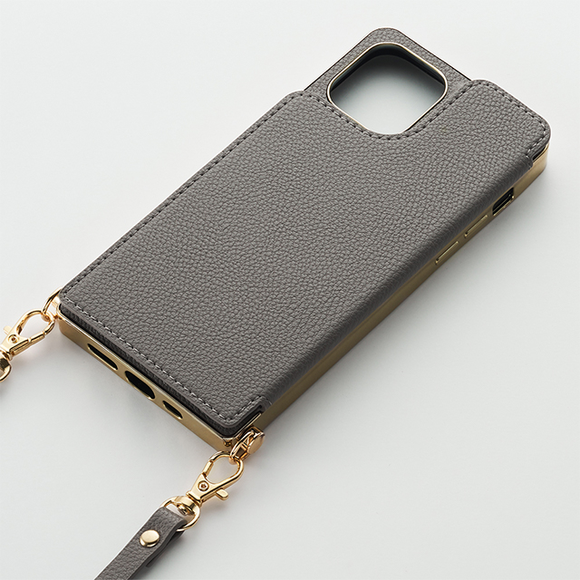 【アウトレット】【iPhone12/12 Pro ケース】Cross Body Case for iPhone12/12 Pro (gray)サブ画像