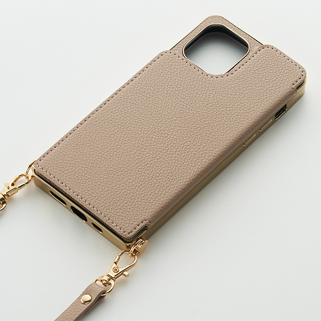 【アウトレット】【iPhone12/12 Pro ケース】Cross Body Case for iPhone12/12 Pro (beige)サブ画像