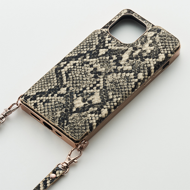 【アウトレット】【iPhone12/12 Pro ケース】Cross Body Case Animal Series for iPhone12/12 Pro （python）サブ画像