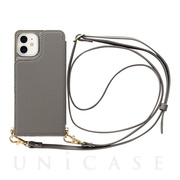 【アウトレット】【iPhone12 mini ケース】Cross Body Case for iPhone12 mini (gray)