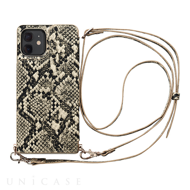 【アウトレット】【iPhone12/12 Pro ケース】Cross Body Case Animal Series for iPhone12/12 Pro （python）