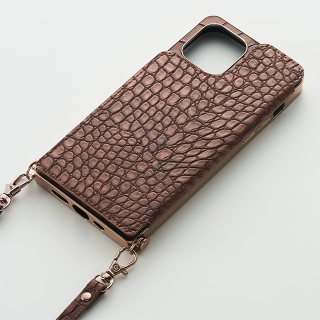 【アウトレット】【iPhone12/12 Pro ケース】Cross Body Case Animal Series for iPhone12/12 Pro （crocodile）goods_nameサブ画像