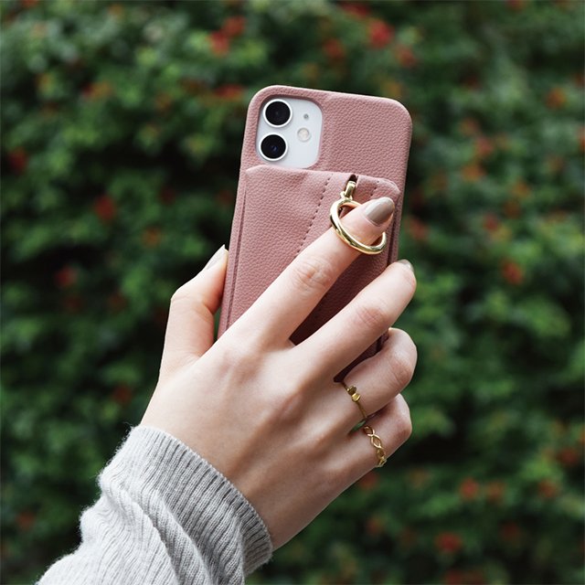 【アウトレット】【iPhone12 mini ケース】Clutch Ring Case for iPhone12 mini (gray pink)サブ画像