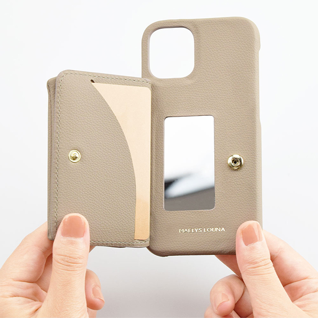 【アウトレット】【iPhone12 mini ケース】Clutch Ring Case for iPhone12 mini (beige)goods_nameサブ画像