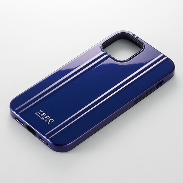 【アウトレット】【iPhone12/12 Pro ケース】ZERO HALLIBURTON Hybrid Shockproof Case for iPhone12/12 Pro (Blue)サブ画像