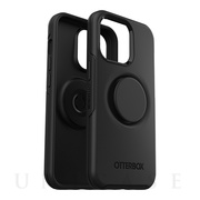 【iPhone13 Pro ケース】Otter ＋ Pop Symmetryシリーズ 抗菌加工ケース (Black)