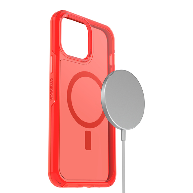 【iPhone13 Pro Max ケース】Symmetry シリーズ ＋ 抗菌加工クリアケース with MagSafe (In The Red)goods_nameサブ画像